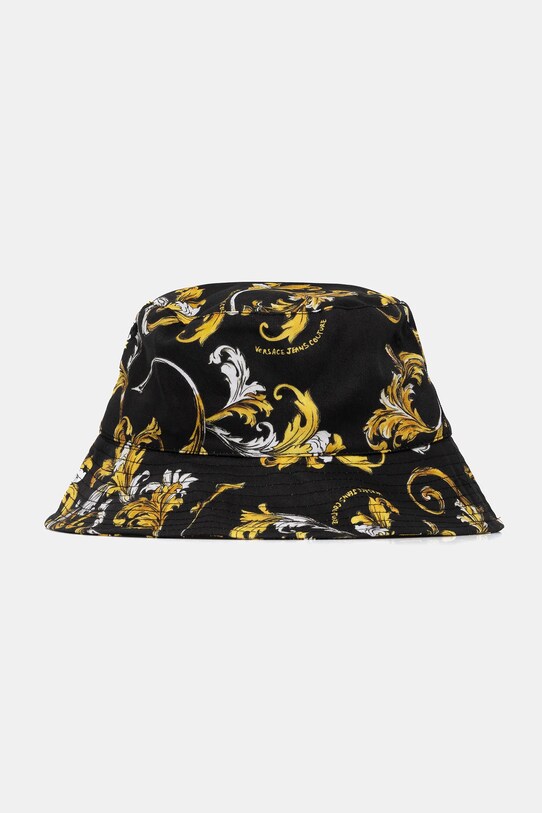 Versace Jeans Couture kapelusz bawełniany 78GAZK06.ZG364 czarny SS25