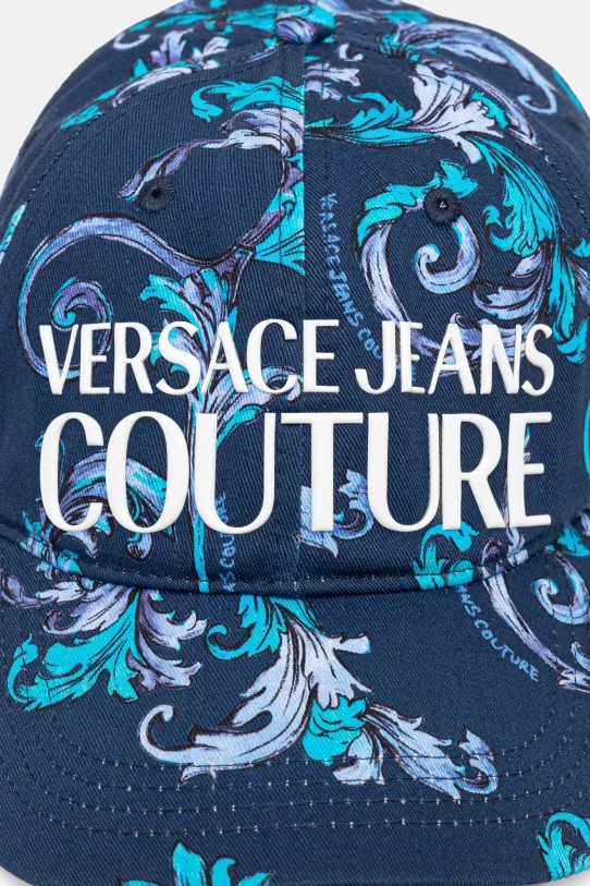 Bavlněná baseballová čepice Versace Jeans Couture 78GAZK10.ZG364 námořnická modř SS25
