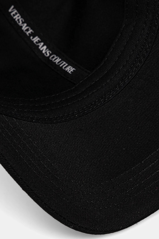 Versace Jeans Couture șapcă de baseball din bumbac negru 78GAZK32.ZG365