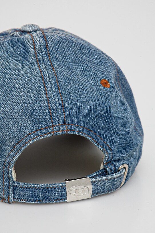 Accesorii Diesel șapcă de baseball din bumbac C-LIB-2 HAT A09041.0QWTU albastru