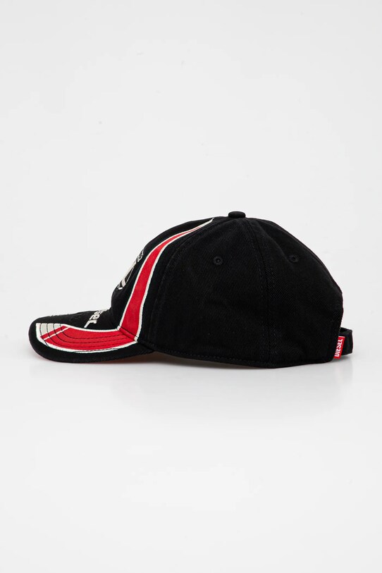 Accesorii Diesel șapcă de baseball din bumbac C-ARSON HAT A17397.0PFAA negru