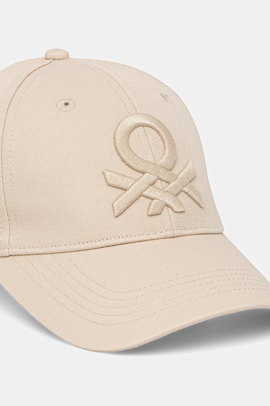 United Colors of Benetton șapcă 6WEPUA00Z bej SS25