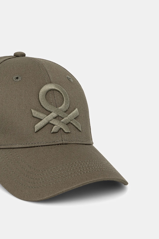 Кепка United Colors of Benetton 6WEPUA00Z зелений SS25