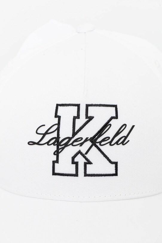 Kšiltovka Karl Lagerfeld 552123.805609 bílá SS25