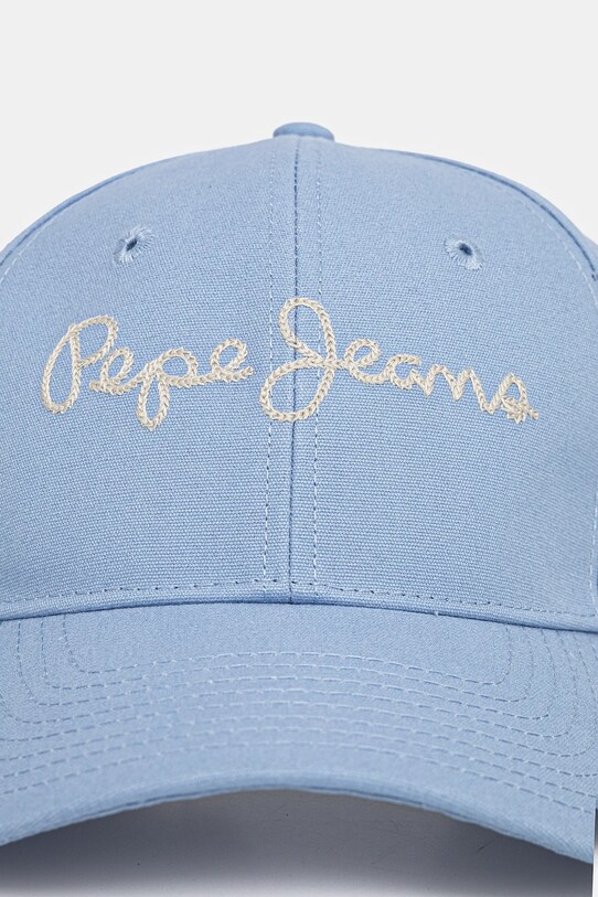 Bavlnená šiltovka Pepe Jeans MALLON CAP PM040567 modrá SS25