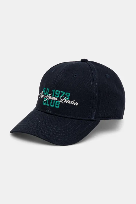 Pepe Jeans pamut baseball sapka TALBOT CAP mintás sötétkék PM040570