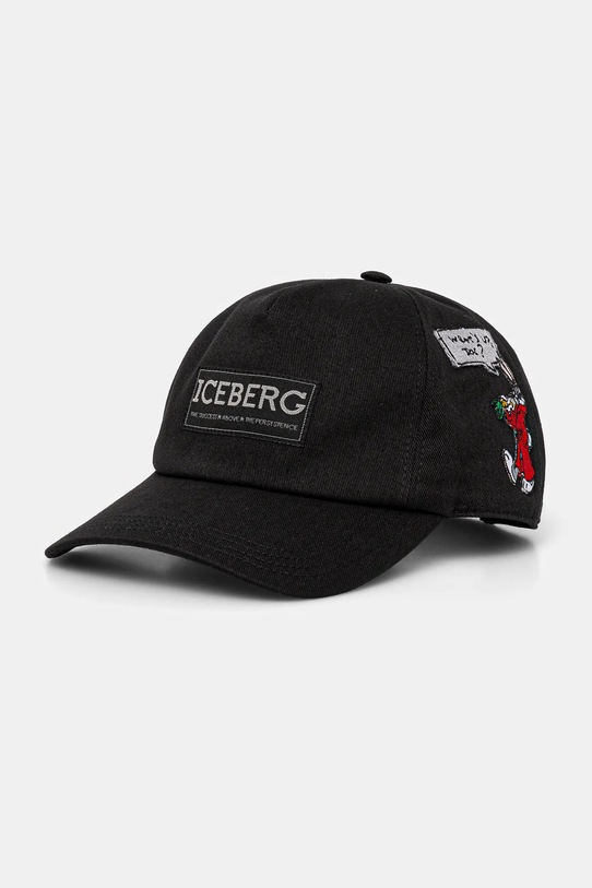 Iceberg șapcă de baseball din bumbac bumbac negru 7102.6920