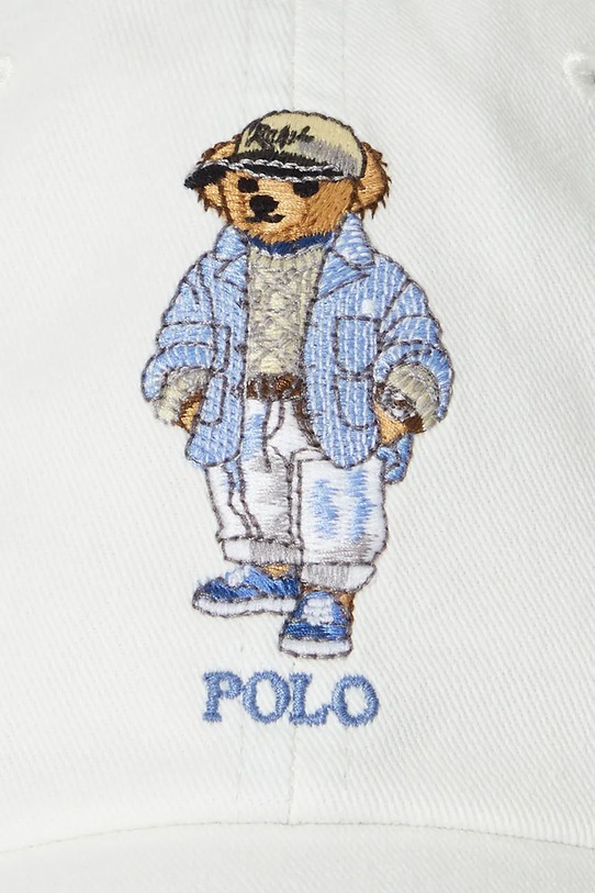 Αξεσουάρ Βαμβακερό καπέλο του μπέιζμπολ Polo Ralph Lauren 710963775 μπεζ