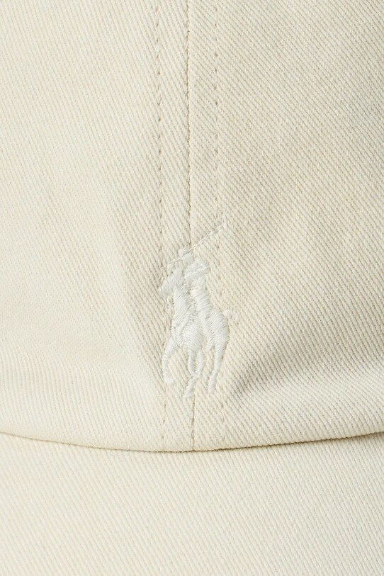 Akcesoria Polo Ralph Lauren czapka z daszkiem bawełniana Cap 710964764 beżowy
