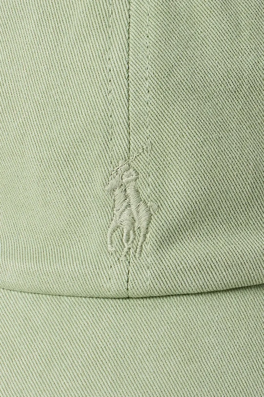 Akcesoria Polo Ralph Lauren czapka z daszkiem bawełniana Cap 710964764 zielony