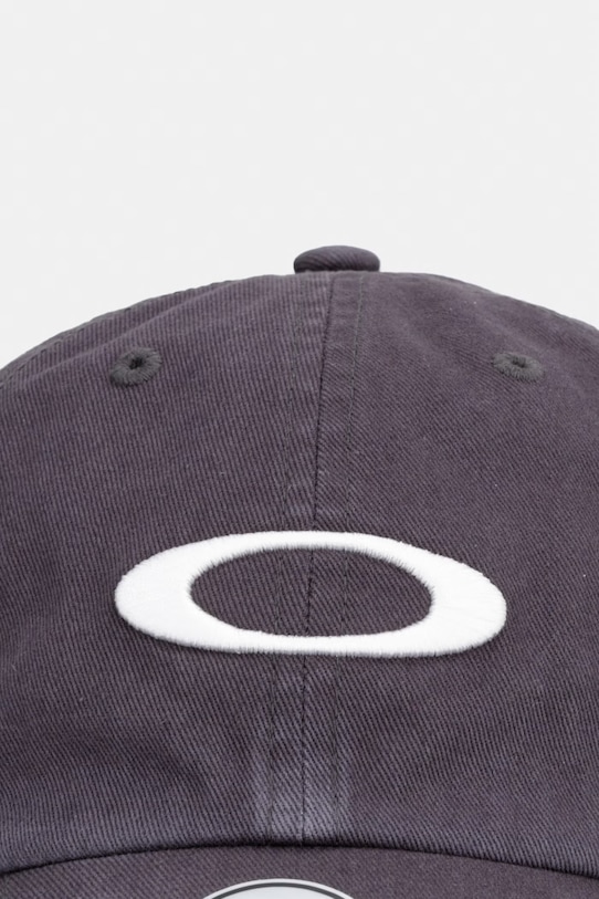 Oakley șapcă de baseball din bumbac FOS901220 negru SS25