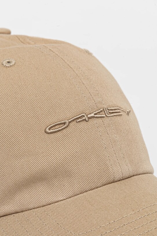 Βαμβακερό καπέλο του μπέιζμπολ Oakley FOS901221 μπεζ SS25