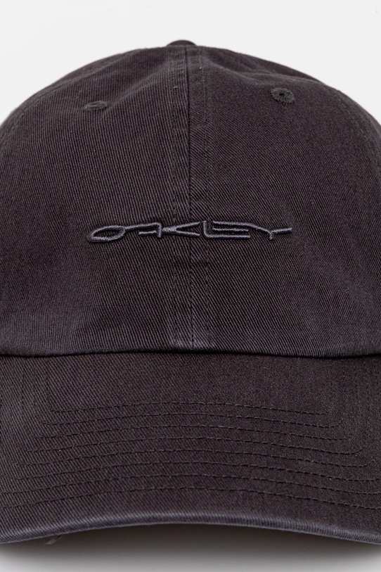 Бавовняна бейсболка Oakley FOS901221 сірий SS25