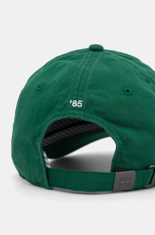 Pamučna kapa sa šiltom Tommy Hilfiger AM0AM13159 zelena SS25