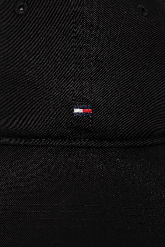 Бавовняна бейсболка Tommy Hilfiger AM0AM13159 чорний SS25