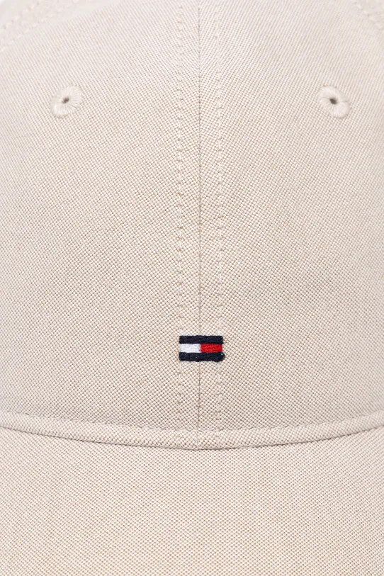 Bavlněná baseballová čepice Tommy Hilfiger AM0AM13160 béžová SS25