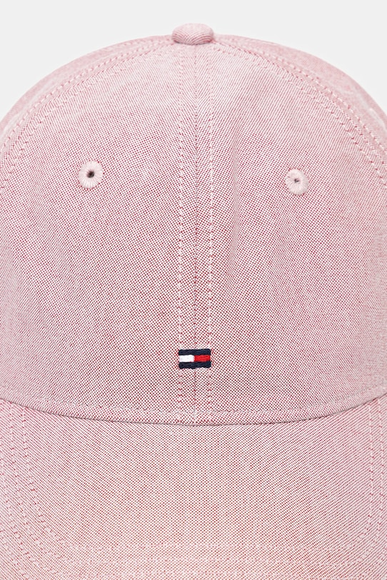 Tommy Hilfiger șapcă de baseball din bumbac AM0AM13160 roz SS25