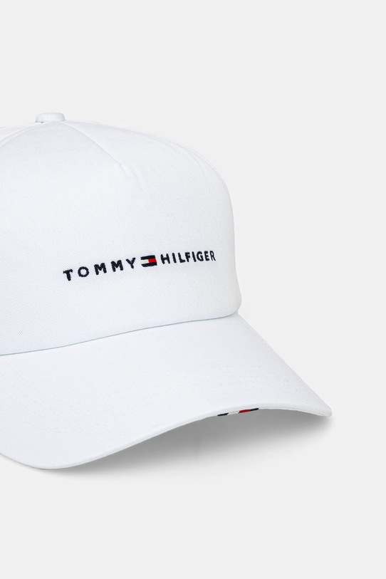 Tommy Hilfiger șapcă de baseball din bumbac AM0AM13162 alb SS25