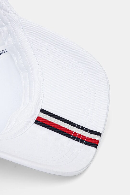 Tommy Hilfiger șapcă de baseball din bumbac alb AM0AM13162