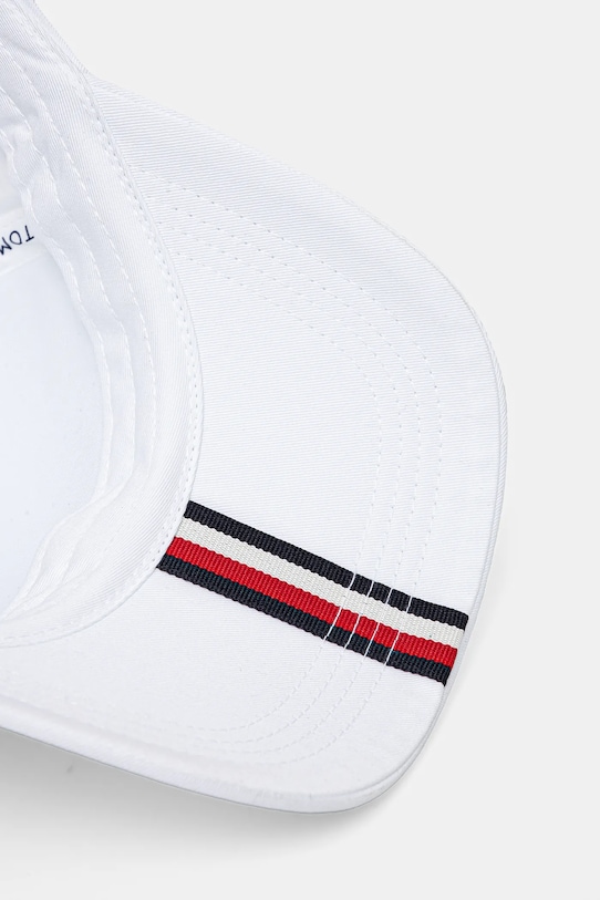 Бавовняна бейсболка Tommy Hilfiger білий AM0AM13162