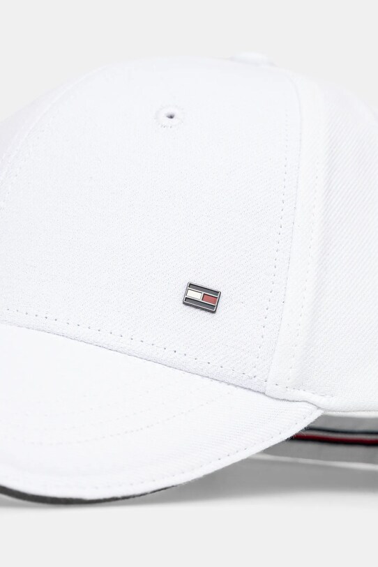 Бавовняна бейсболка Tommy Hilfiger AM0AM13164 білий SS25