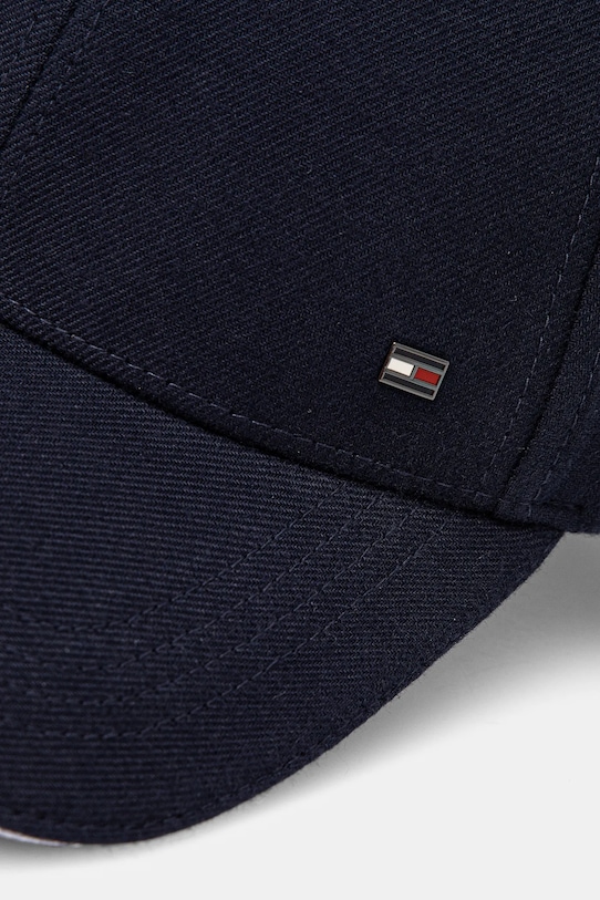 Βαμβακερό καπέλο του μπέιζμπολ Tommy Hilfiger AM0AM13164 σκούρο μπλε SS25