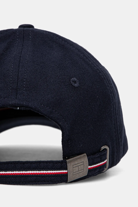 Αξεσουάρ Βαμβακερό καπέλο του μπέιζμπολ Tommy Hilfiger AM0AM13164 σκούρο μπλε