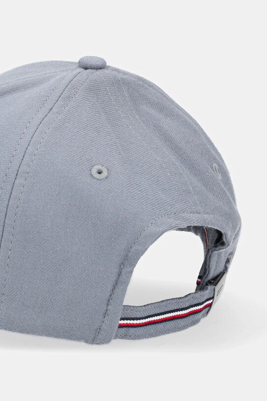 Akcesoria Tommy Hilfiger czapka z daszkiem bawełniana AM0AM13164 szary