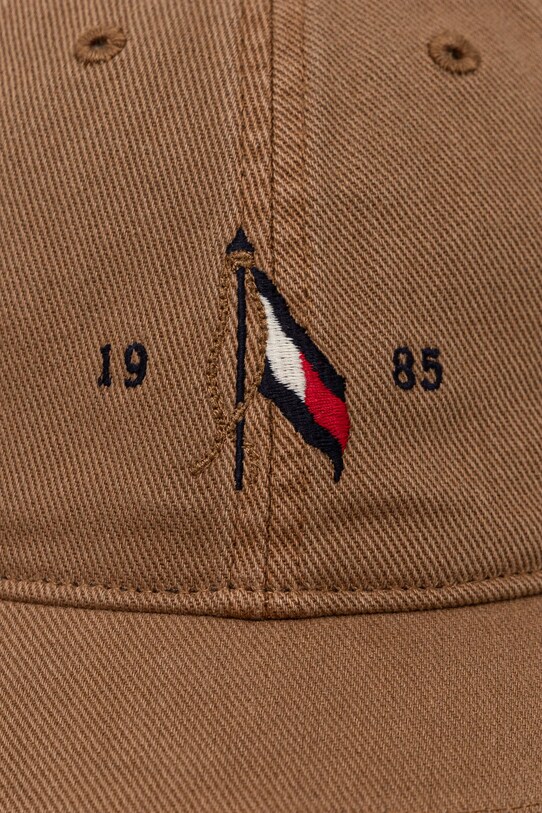 Tommy Hilfiger czapka z daszkiem brązowy AM0AM13348