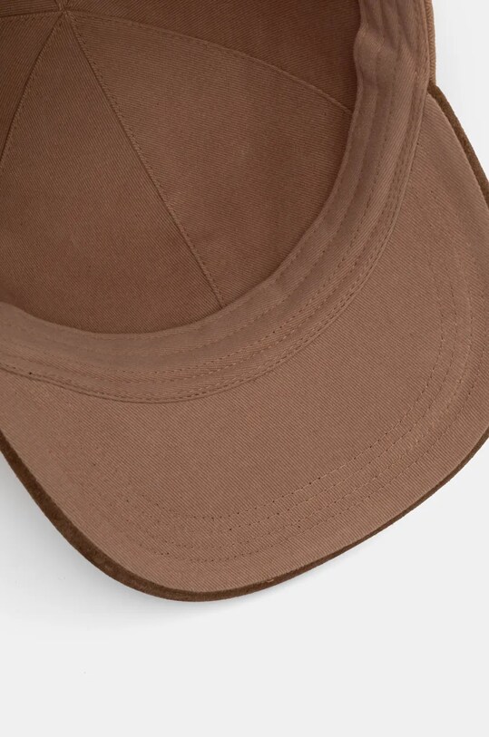 Tommy Hilfiger șapcă de baseball din bumbac maro AM0AM13385