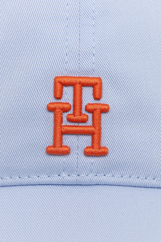 Tommy Hilfiger berretto da baseball in cotone AM0AM13542 blu SS25