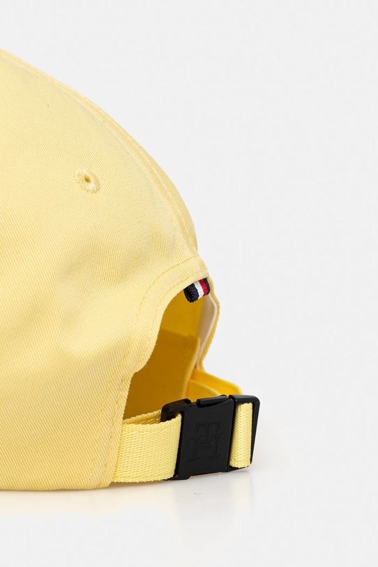 Akcesoria Tommy Hilfiger czapka z daszkiem bawełniana AM0AM13542 żółty