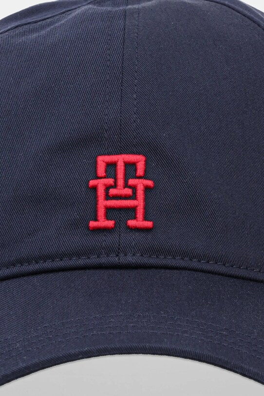 Tommy Hilfiger berretto da baseball in cotone AM0AM13542 blu navy SS25