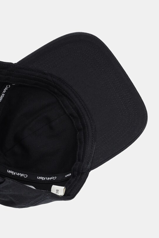 Calvin Klein Jeans șapcă de baseball din bumbac negru LV04G5001G
