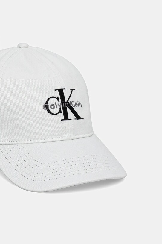 Хлопковая кепка Calvin Klein Jeans LV04G5004G белый SS25