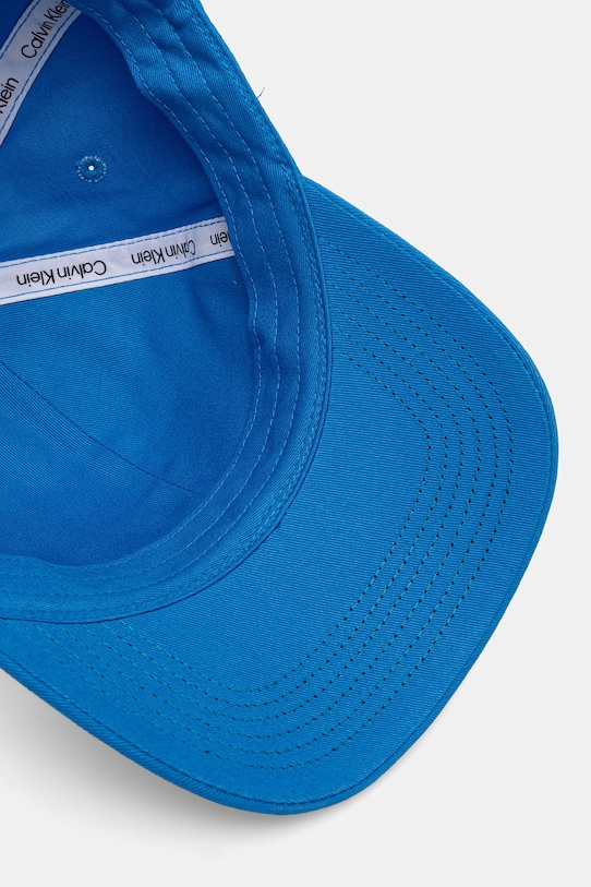 Calvin Klein καπέλο με γείσο ανδρικό βαμβακερό μπλε LV04G5004G