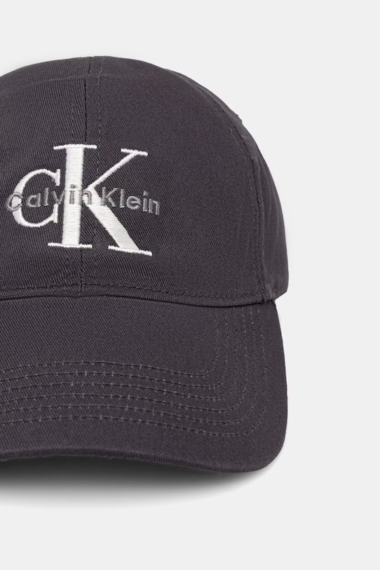 Calvin Klein καπέλο με γείσο ανδρικό βαμβακερό LV04G5004G σκούρο μπλε SS26