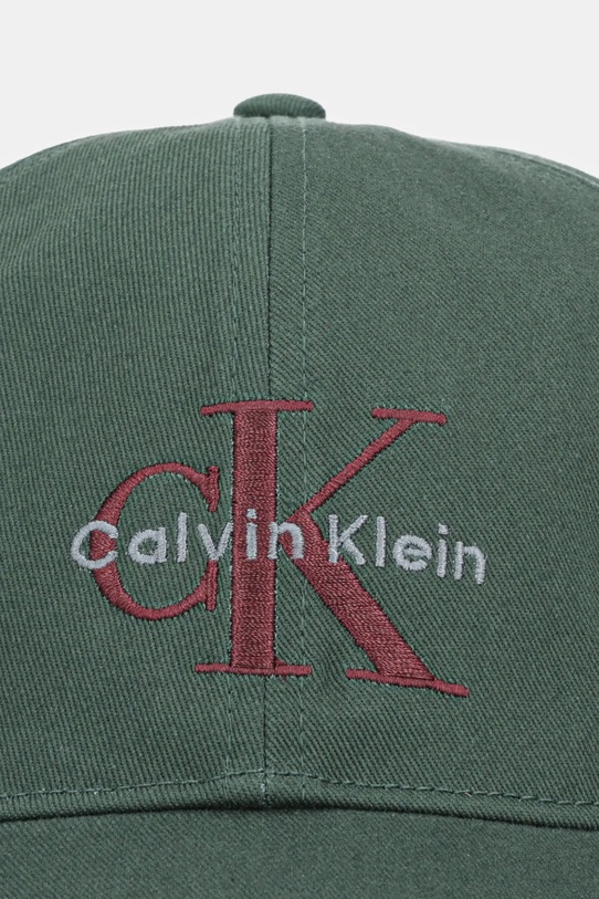 Хлопковая кепка Calvin Klein Jeans LV04G5004G зелёный AW25