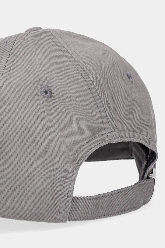 Akcesoria Calvin Klein Jeans czapka z daszkiem bawełniana LV04G5004G szary