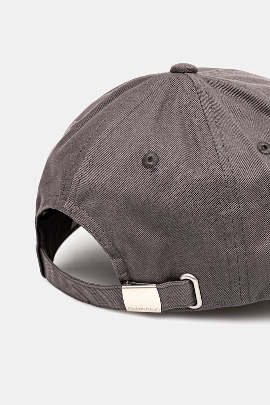 Doplnky Bavlnená šiltovka Calvin Klein Jeans LV04G5004G sivá