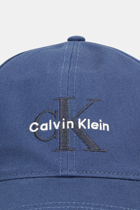 Calvin Klein Jeans czapka z daszkiem bawełniana LV04G5004G niebieski AW25