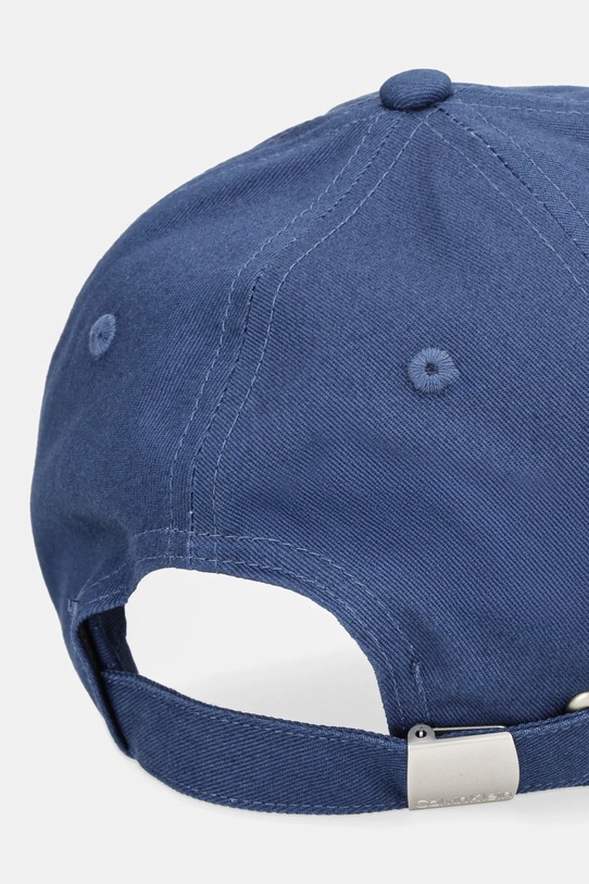 Akcesoria Calvin Klein Jeans czapka z daszkiem bawełniana LV04G5004G niebieski