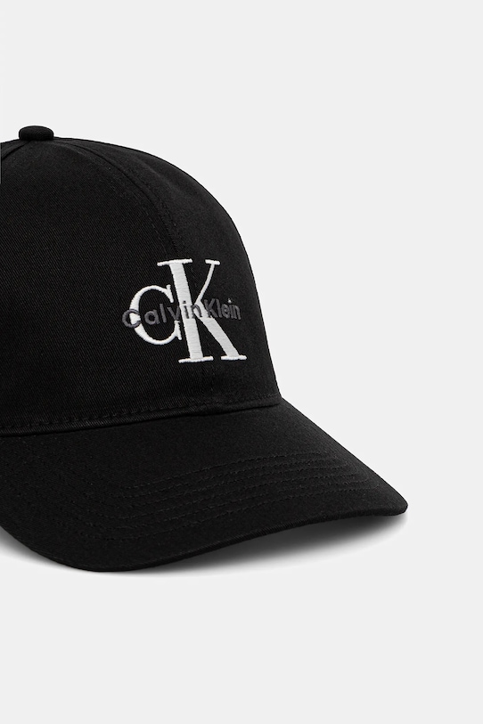Bombažna bejzbolska kapa Calvin Klein Jeans LV04G5004G črna AW25