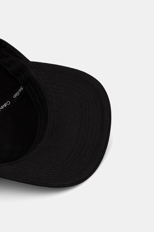 Bombažna bejzbolska kapa Calvin Klein Jeans črna LV04G5004G