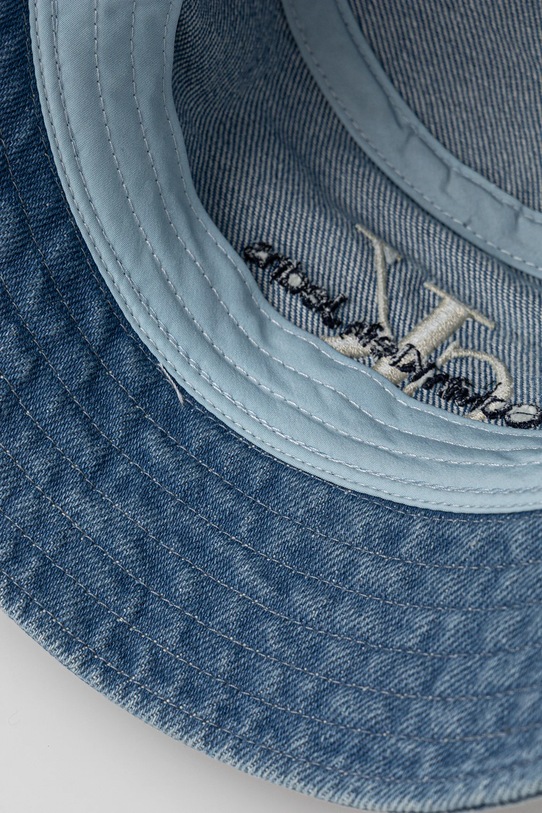 Джинсовий капелюх Calvin Klein Jeans блакитний LV04G5021G