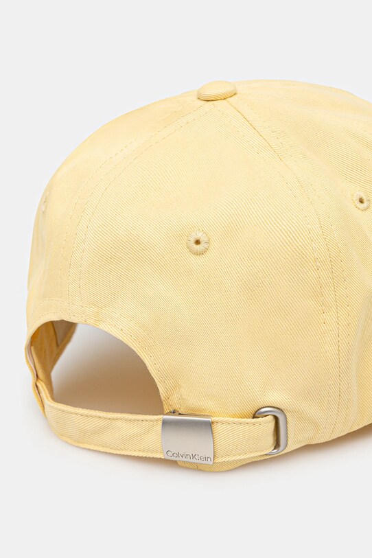 Accesorii Calvin Klein Jeans șapcă de baseball din bumbac LV04G5032G galben