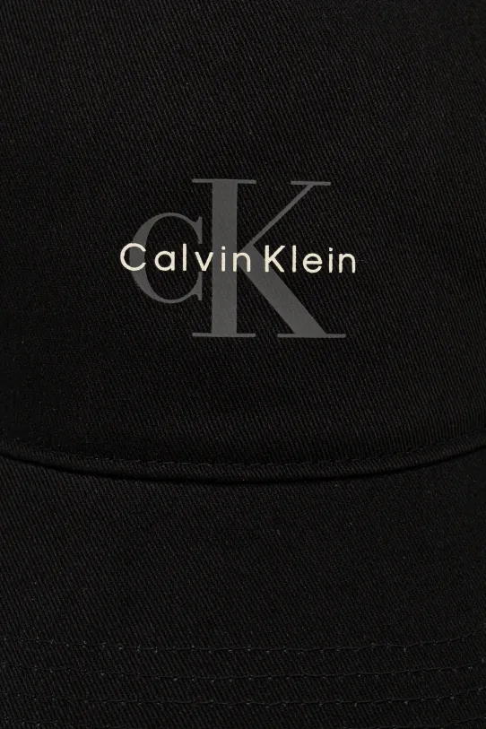 Бавовняна бейсболка Calvin Klein Jeans LV04G5032G чорний SS25