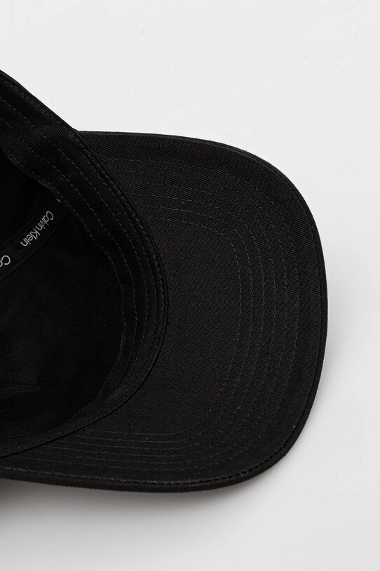 Bavlněná baseballová čepice Calvin Klein Jeans černá LV04G5032G