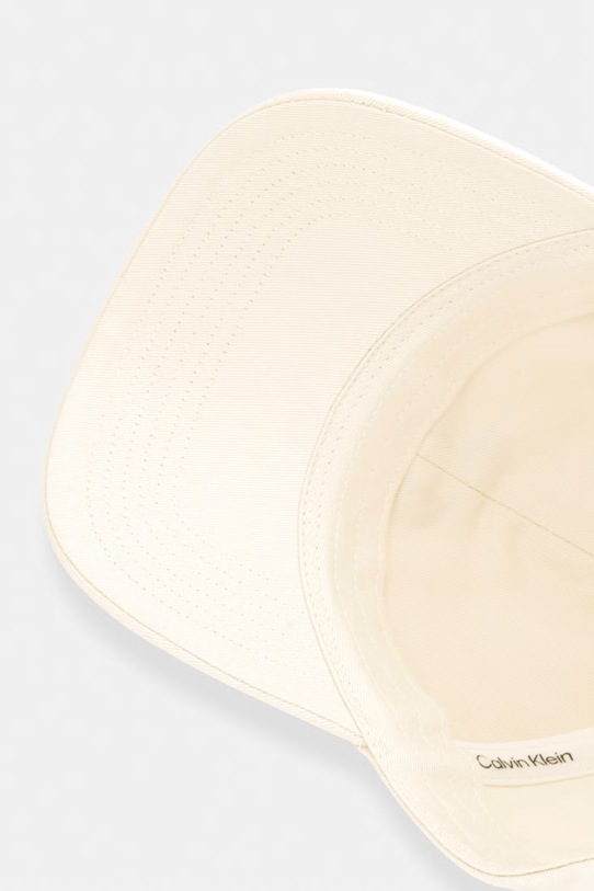 Doplňky Calvin Klein kšiltovka pánská bavlněná LV04G5002G béžová