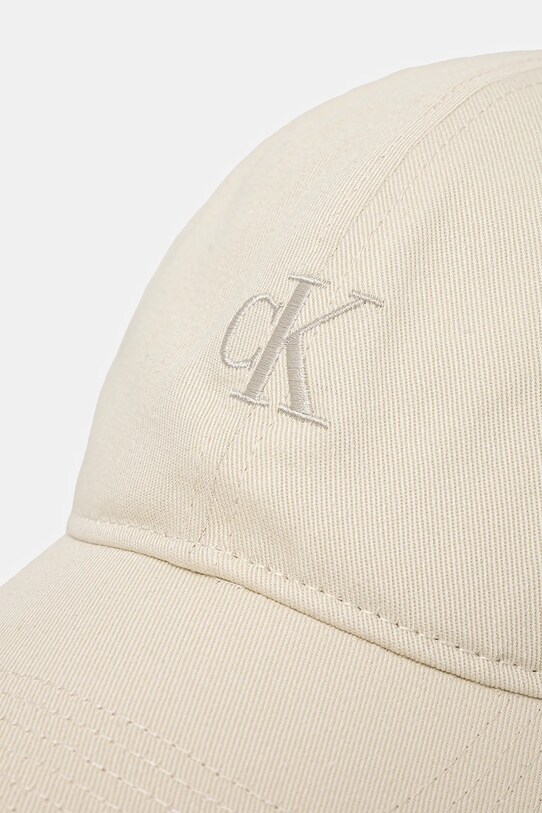 Хлопковая кепка Calvin Klein Jeans LV04G5002G бежевый SS25